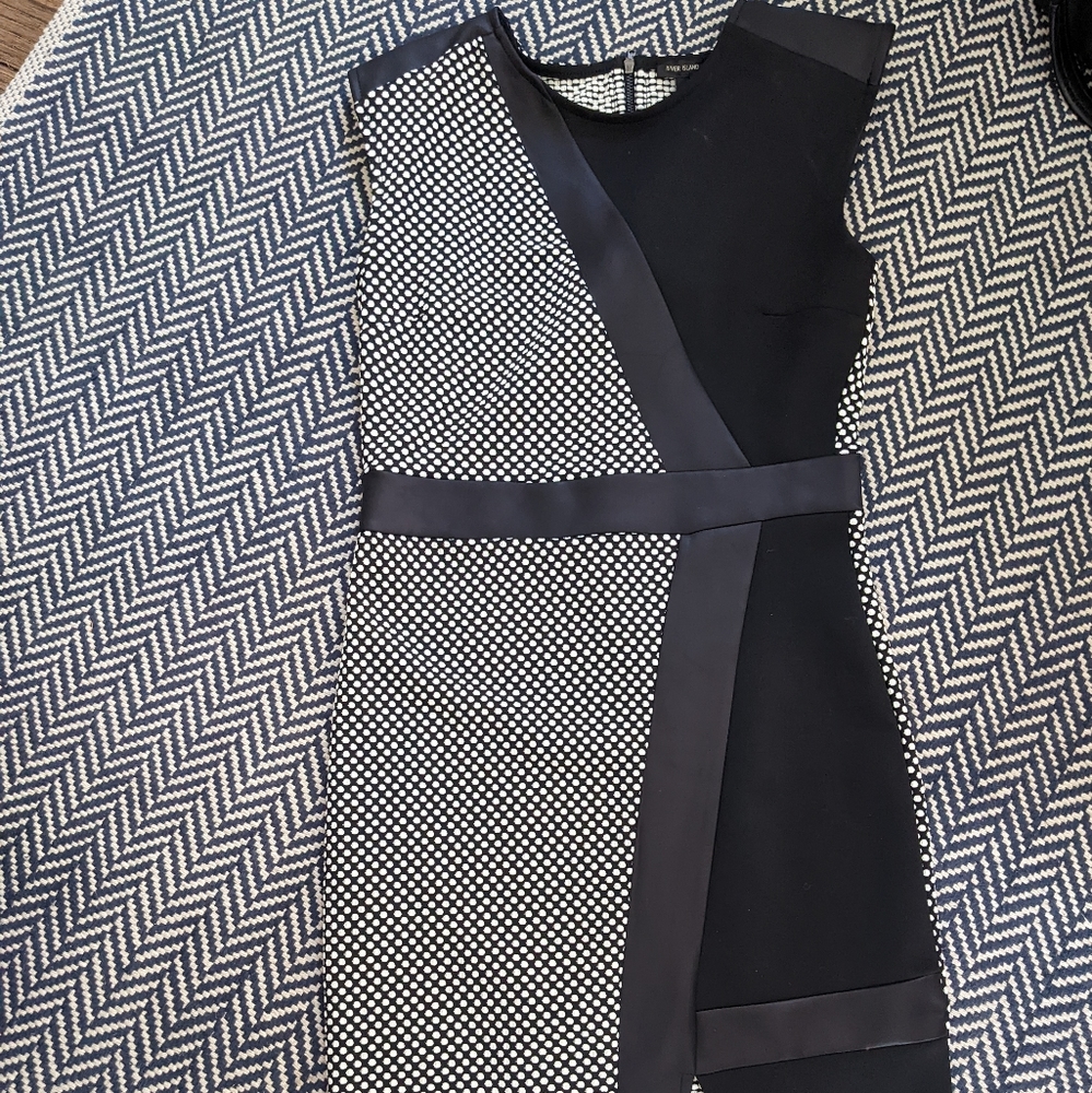 River Island Mini Polka Dot Dress Mixed Material